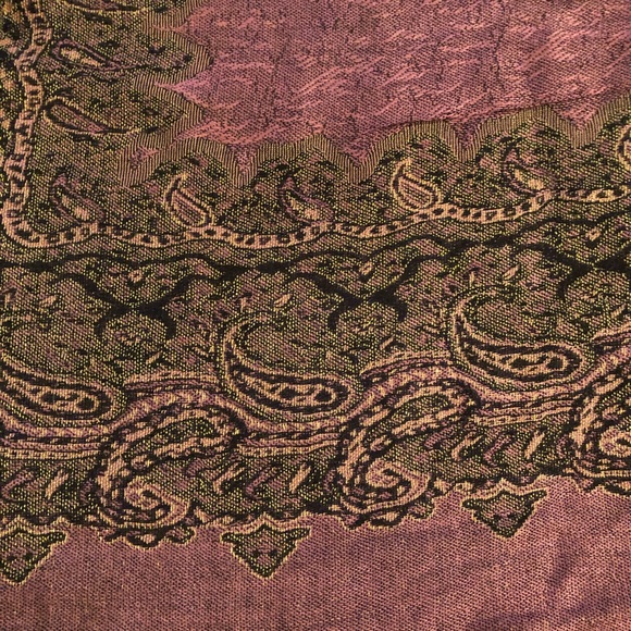 Pink n Black Pashmina - Picture 2 of 2